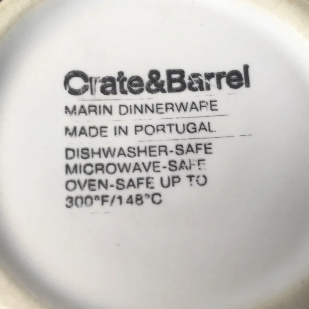 Crate & Barrel mug